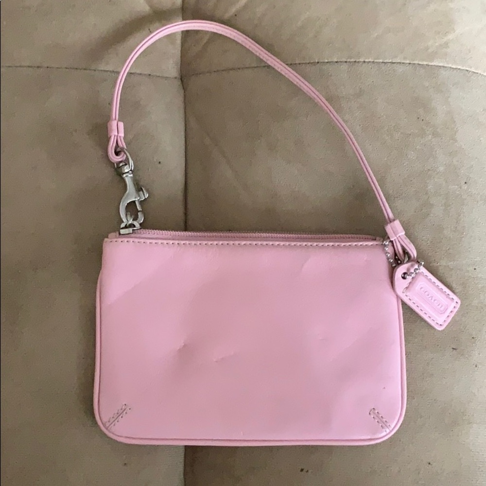 Coach Leather Wristlet - Picture 2 of 8
